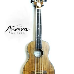 Aiersi Fretless Koa Ukulele Bass / Ubass (electro-acoustic)
